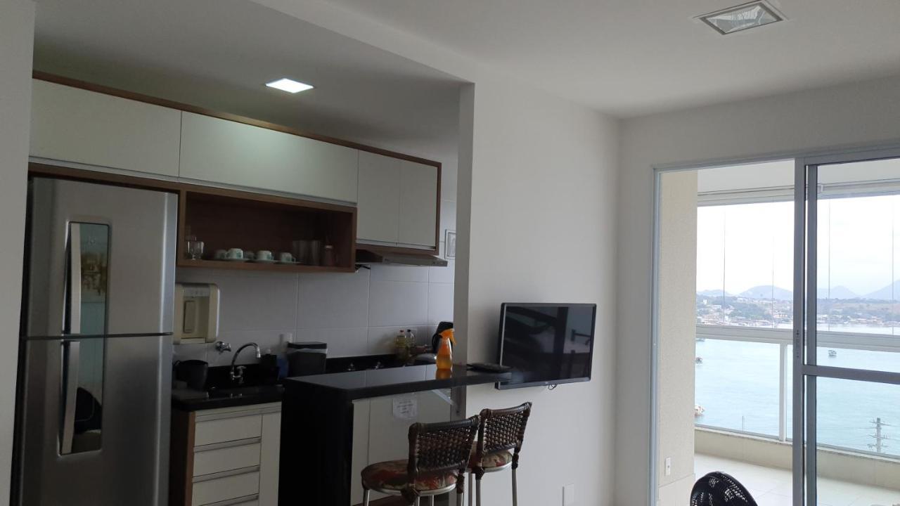 Apt Com Dois Quartos, Novo, Centro De Guarapari! Varanda Gourmet Com Vista Mar, Churrasqueira, Smart Tv, Wi-Fi 200 Mb, Lavadora De Roupas E Garagem Privativa Exterior foto